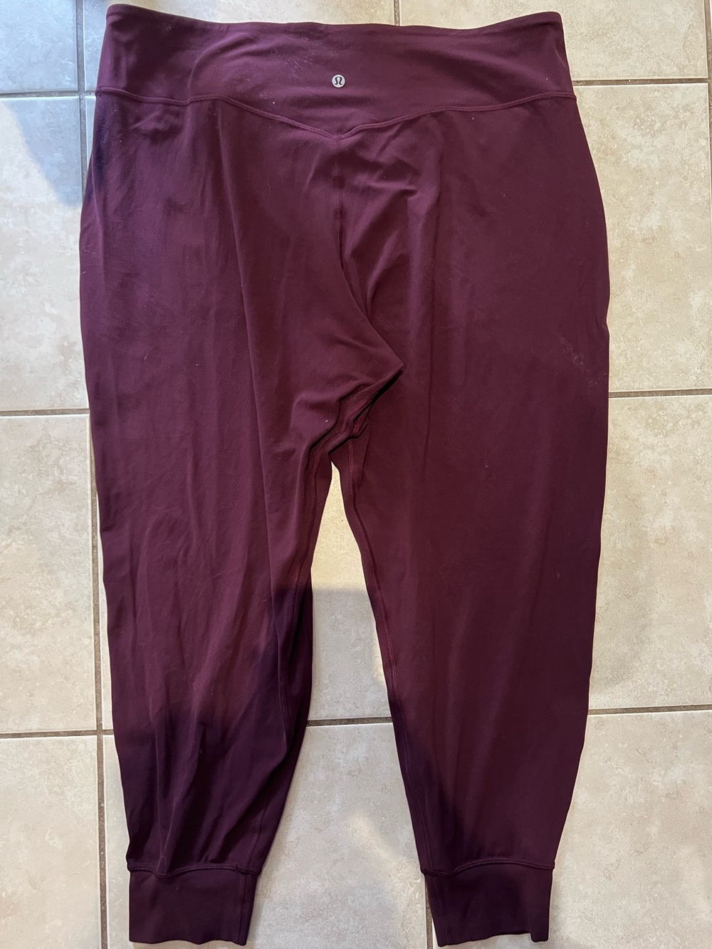 lululemon athletica Burgundy Athletic Jogger Pants